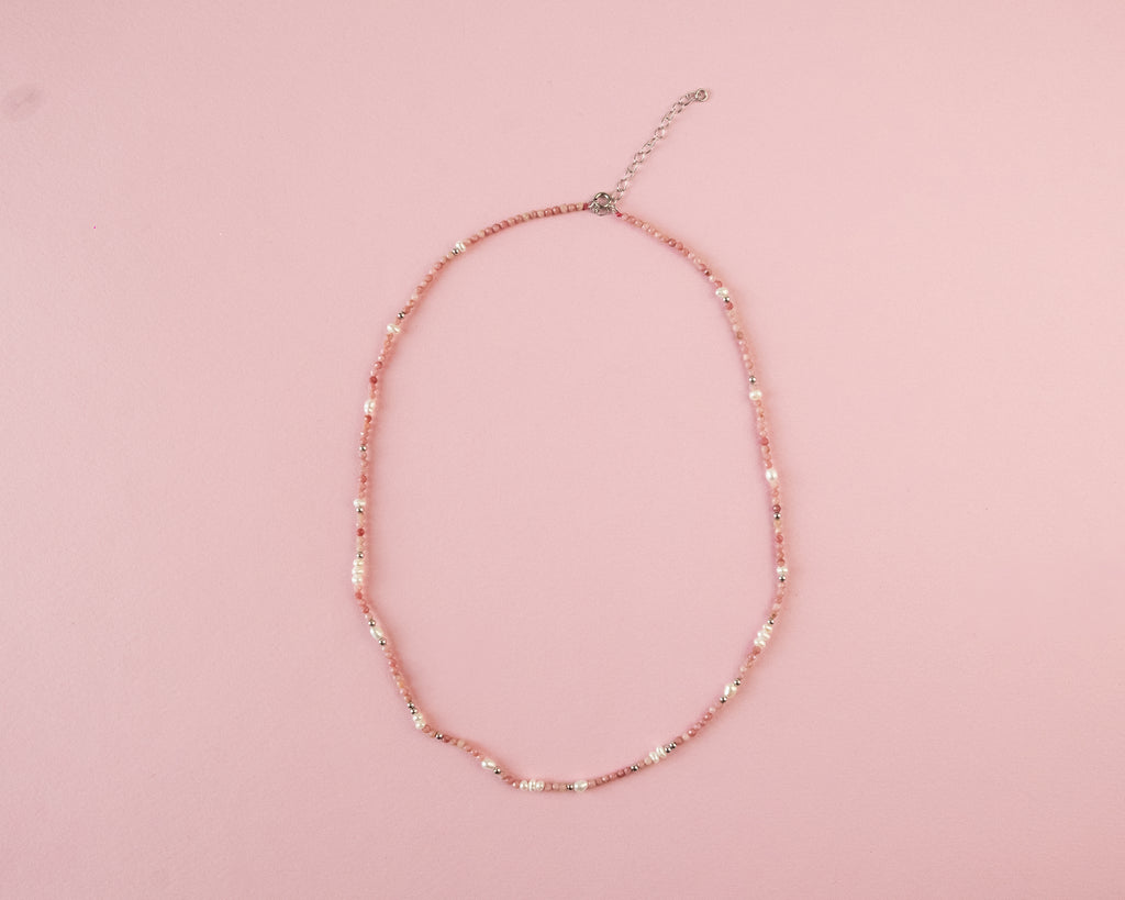 Collar Coral Rodocrosita